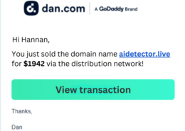 Domain Successfully Flipped for $1942